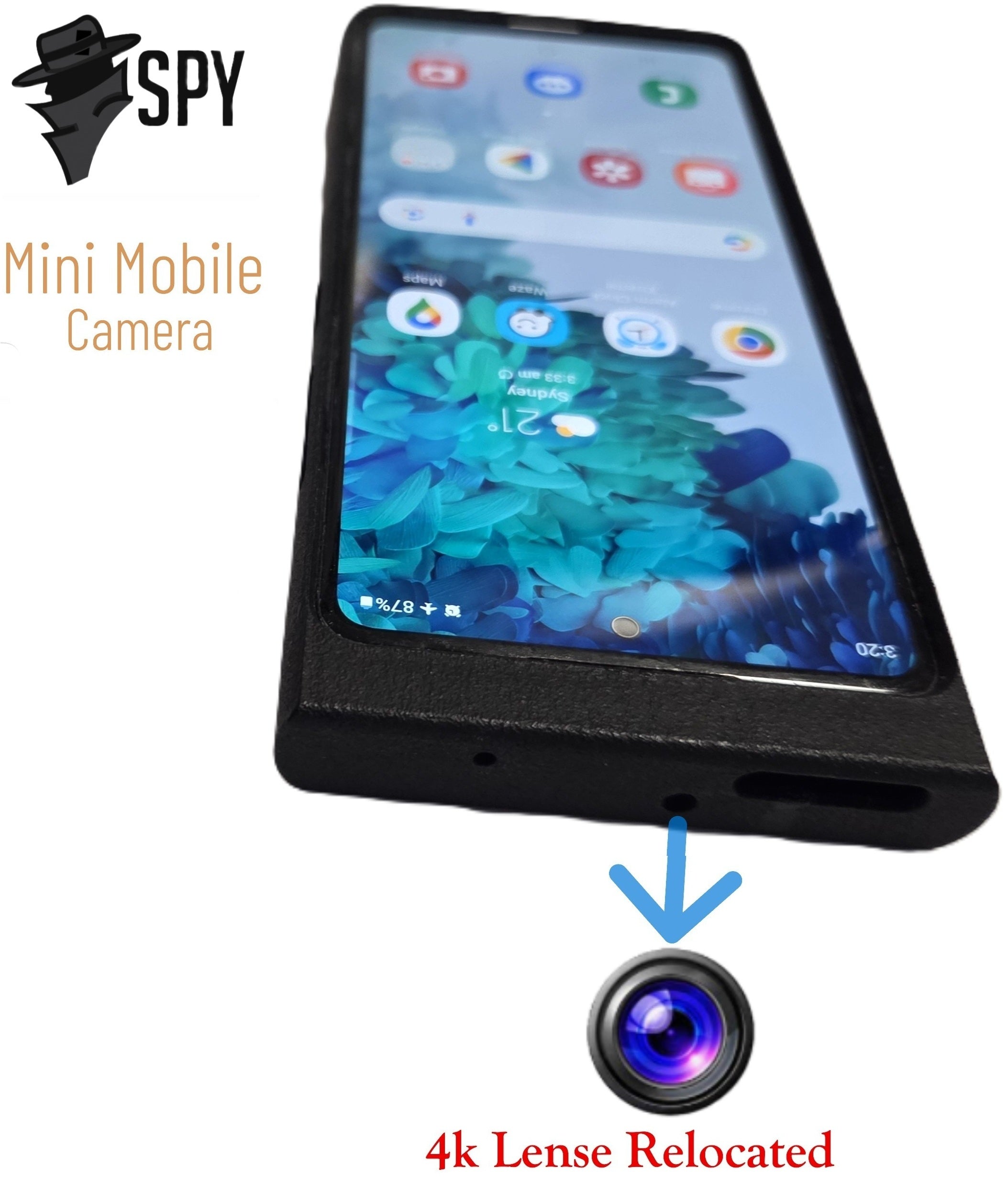 Hidden Camera Mobile 4K Video at 30FPS